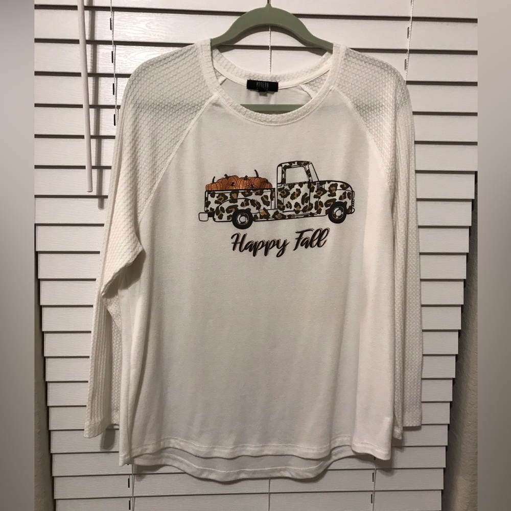Women’s Long Sleeve Happy Fall Top